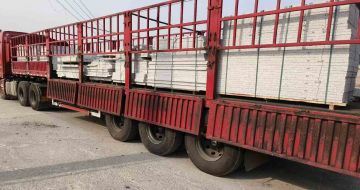 珠海 白麻荔枝面外墙干挂，工厂装车日常