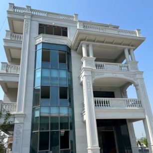 珠海 白麻花岗岩别墅外墙干挂效果展示