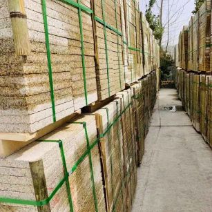 珠海 黄金麻花岗岩荔枝面地铺石