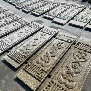 珠海 黄金麻花岗岩外墙雕刻板