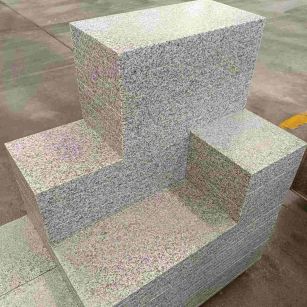 珠海 白麻花岗岩荔枝面地铺石