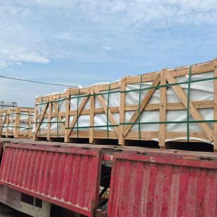 珠海 芝麻白花岗岩地铺石出口专车-泰国游