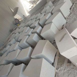 珠海 白麻花岗岩异形坐凳