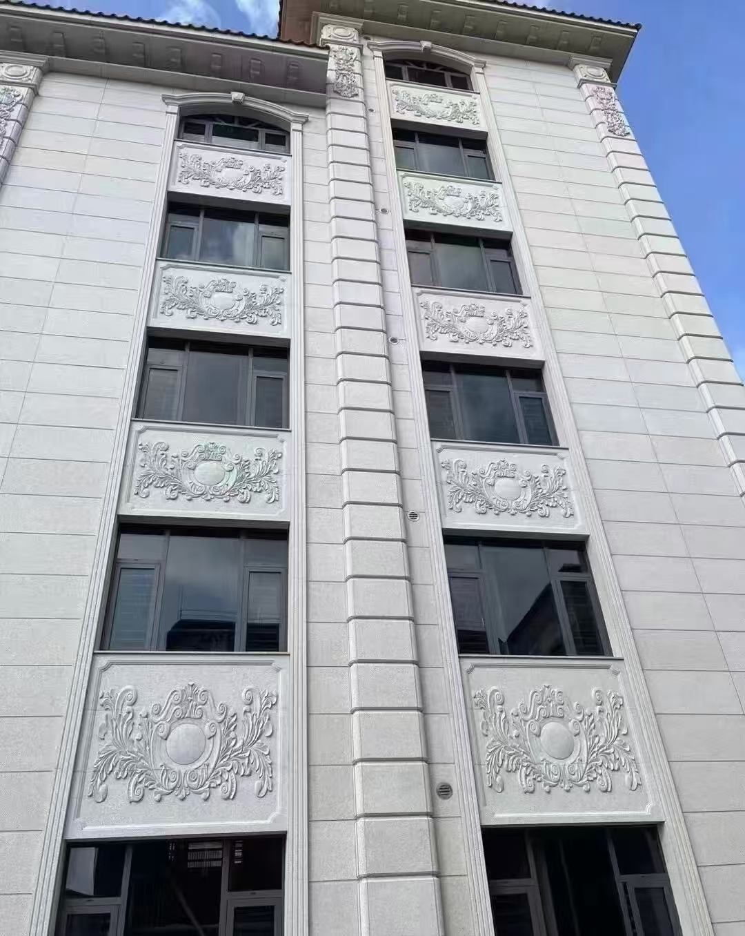 珠海 白麻荔枝面花岗岩别墅外墙干挂