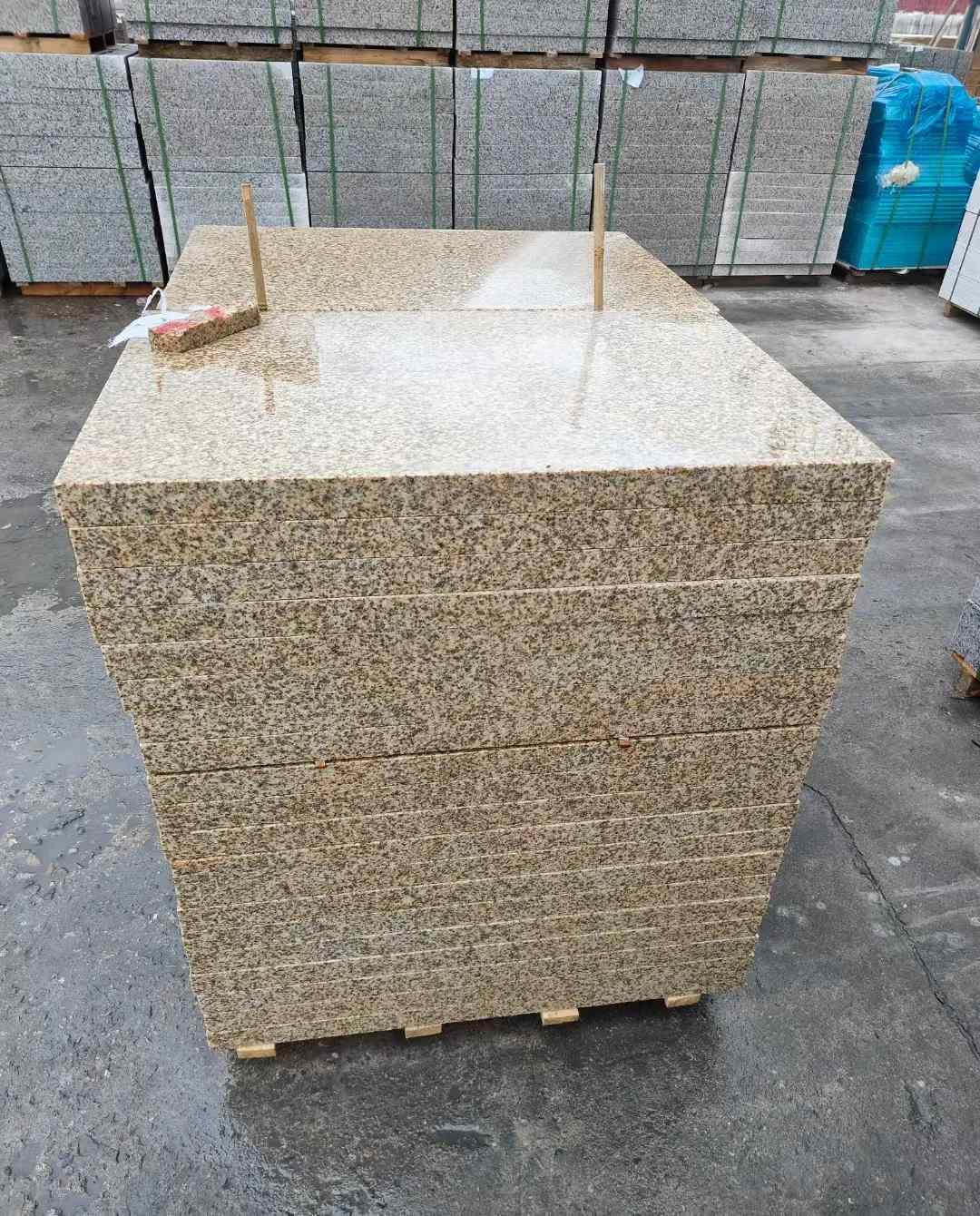 珠海 湖北黄金麻花岗岩石材荔枝面外墙石材