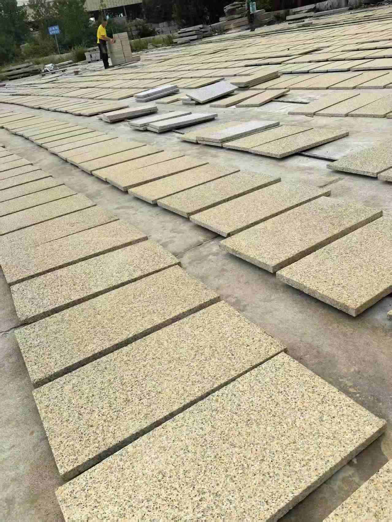 珠海 黄金麻荔枝地铺石面排板