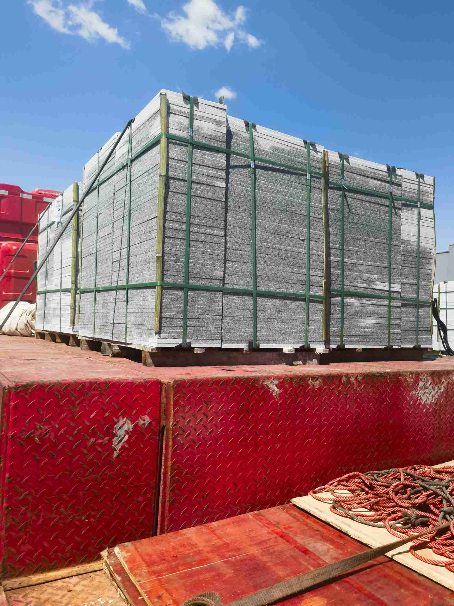 珠海 芝麻白火烧规格板地铺石300*600/600*600