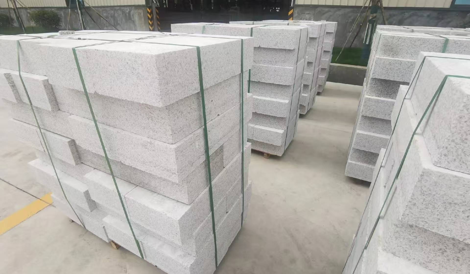 珠海 白麻花岗岩路沿石，立缘石，平缘石，路牙石，道牙石，马路牙子等