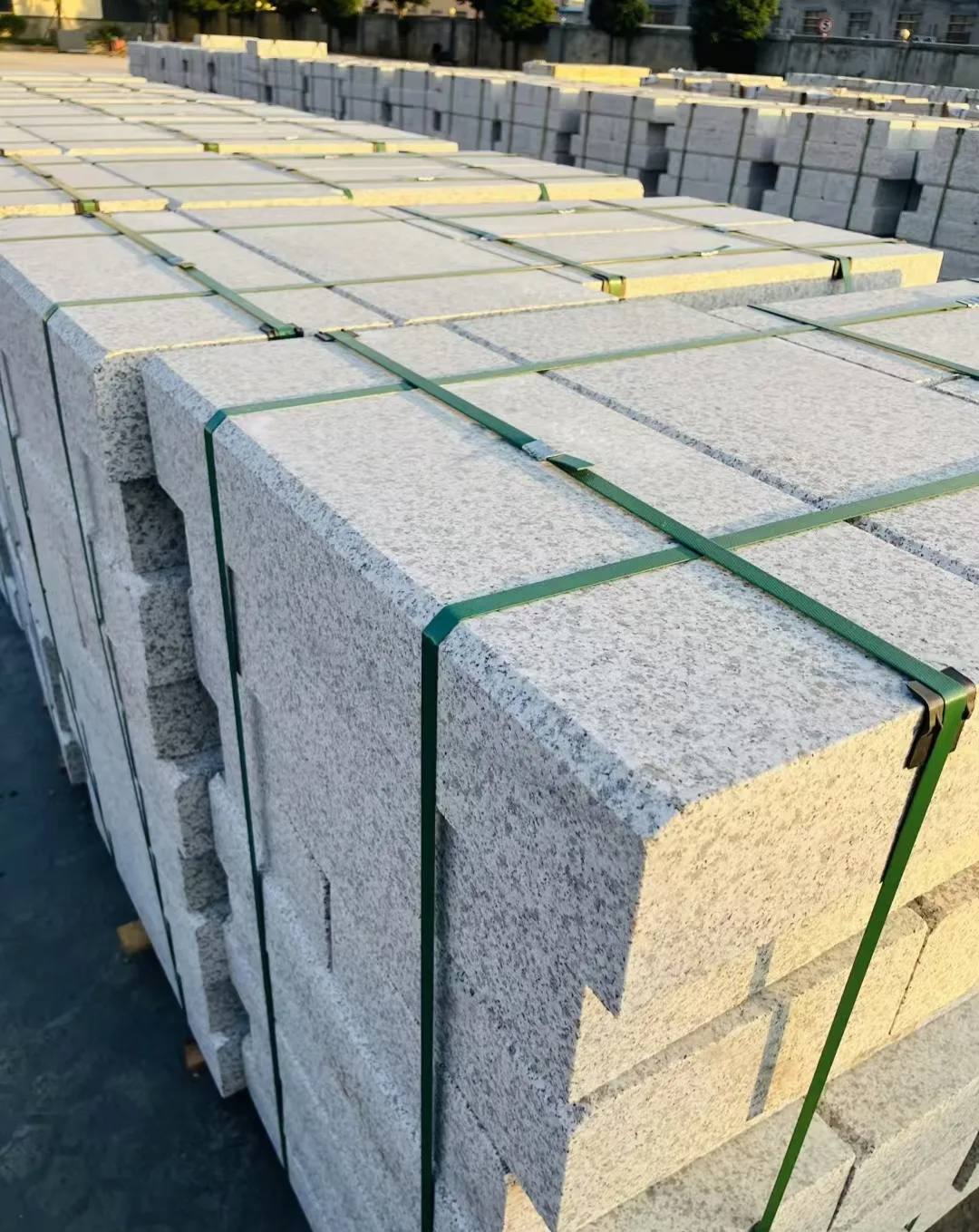 珠海 白麻花岗岩路沿石，马路牙子，路缘石，平石，立缘石等